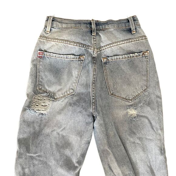 BDG Urban Outfitters Mom High Rise Destroyed Jeans Size 24 - Picture 7 of 11